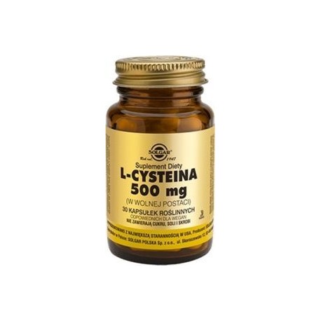 SOLGAR L-Cysteina 500mg 30kaps.