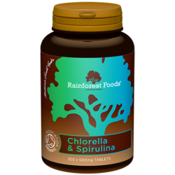 RainforestFoods - Chlorella & Spirulina BIO tabletki